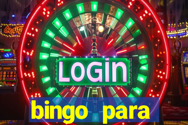 bingo para despedida de solteira para imprimir